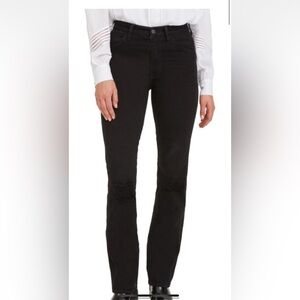 NWT 7 For All Mankind Black Boot Cut Jeans